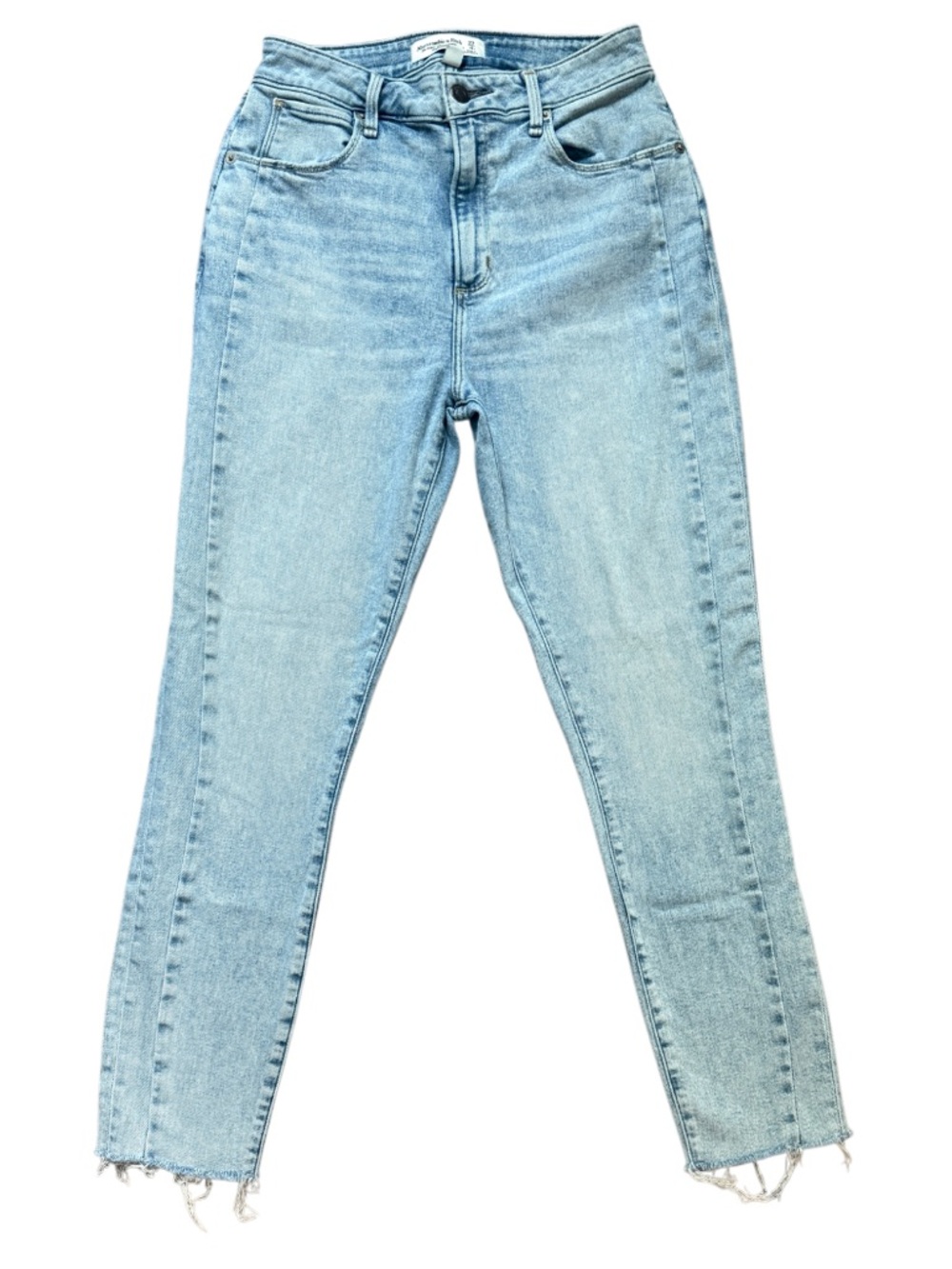 Abercrombie Curve Love High Rise Super Skinny Ankle Jeans - Light‎ Wash - 27/4S
